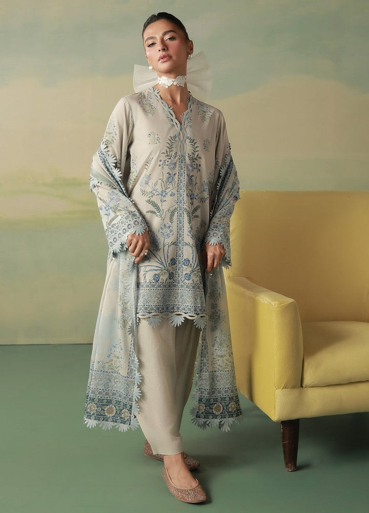 Sahar Women Unstitched Printed Cambric 3 Piece Suit Fleurielle Casual Collection