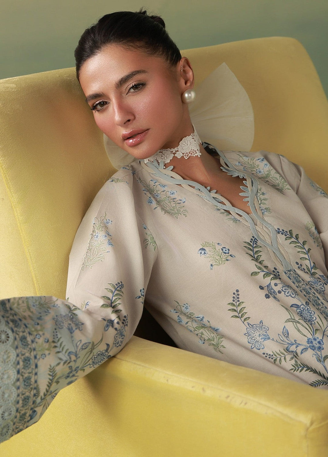 Sahar Women Unstitched Printed Cambric 3 Piece Suit Fleurielle Casual Collection