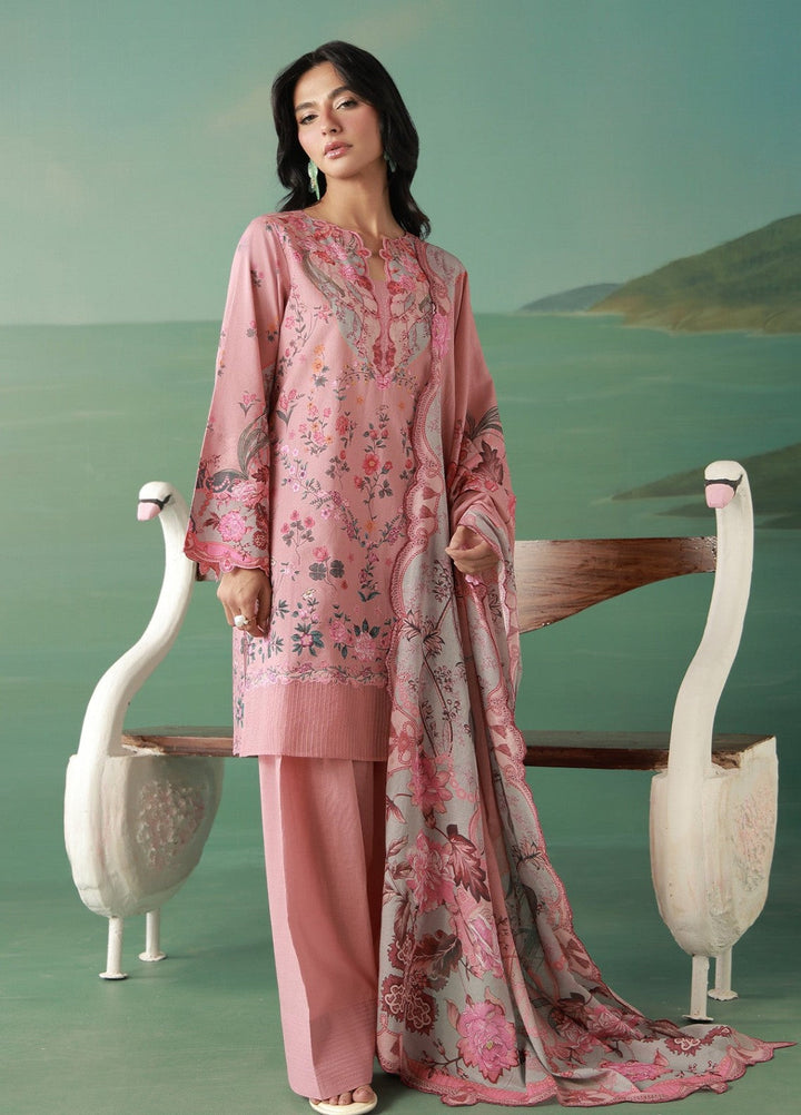 Sahar Women Unstitched Printed Cambric 3 Piece Suit Rosavelle Casual Collection