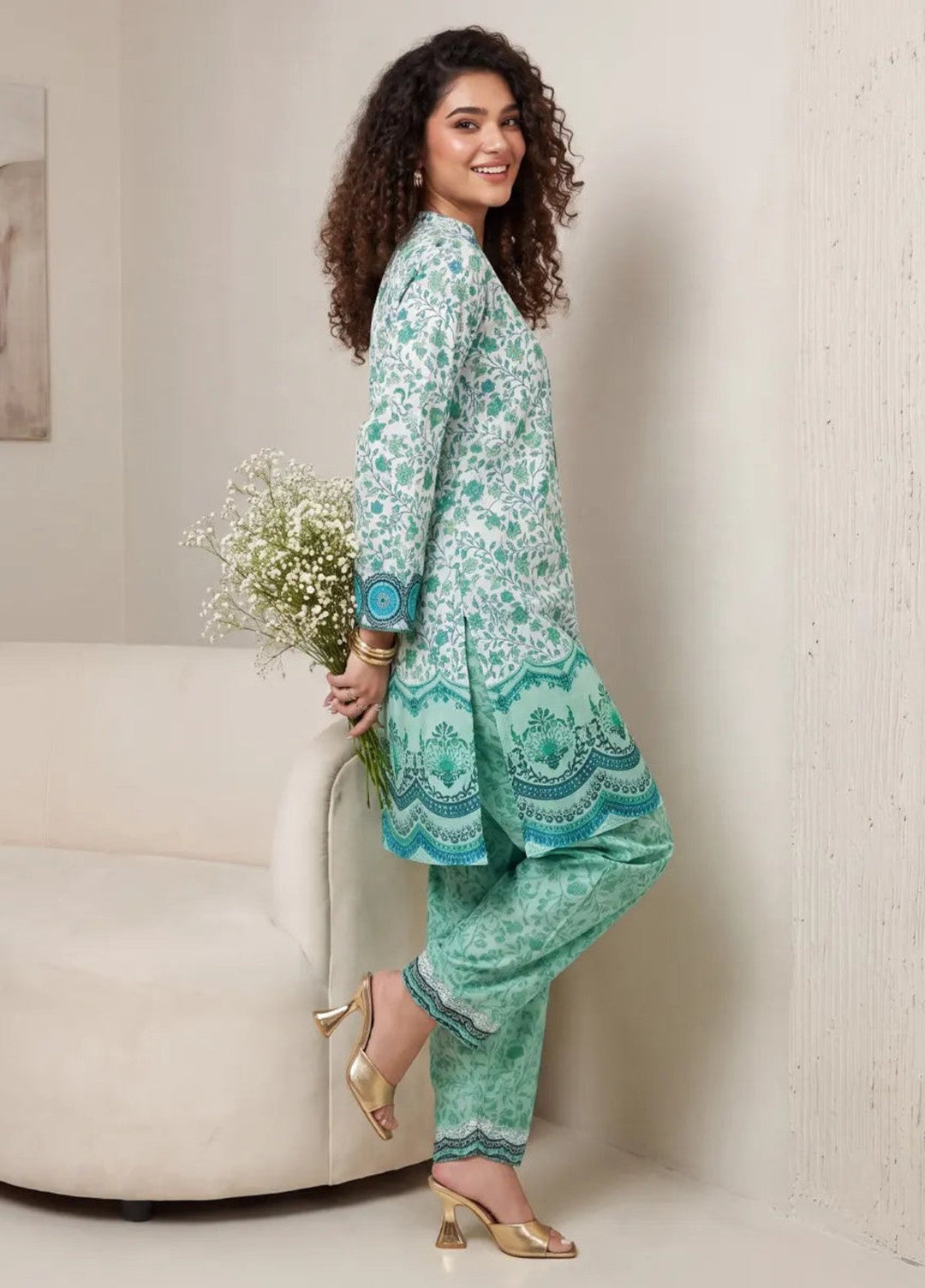 Salitex Women RTW Printed Lawn 2 Piece Suit WP7L2PBE302 Casual Collection
