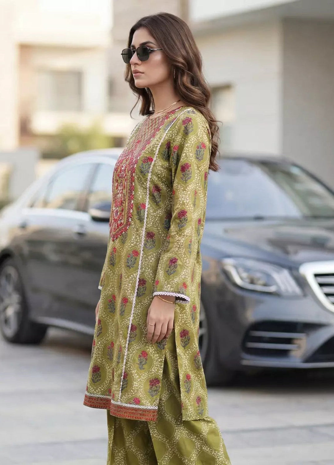 Salitex Women RTW Embroidered Viscose 1 Piece Suit PEUFL1PBE140 Casual Collection