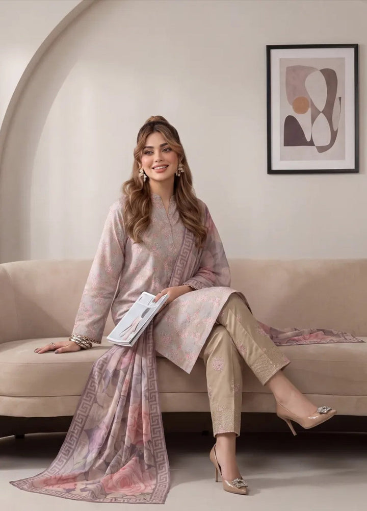 Salitex Women RTW Printed Raw Silk 3 Piece Suit S26L3PNRES844 Casual Collection