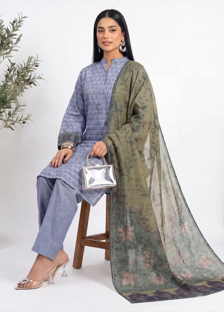 Salitex Women RTW Printed Raw Silk 3 Piece Suit S26L3PNRES838 Casual Collection