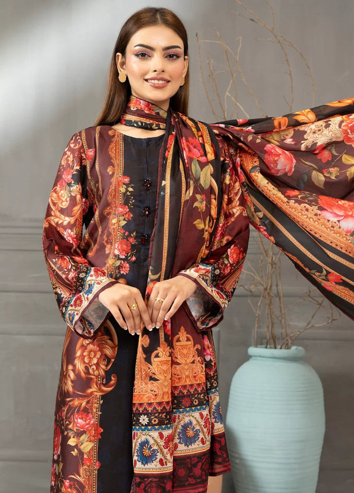 Salitex Women RTW Printed Shamooz 3 Piece Suit SPL3PEF533 Casual Collection