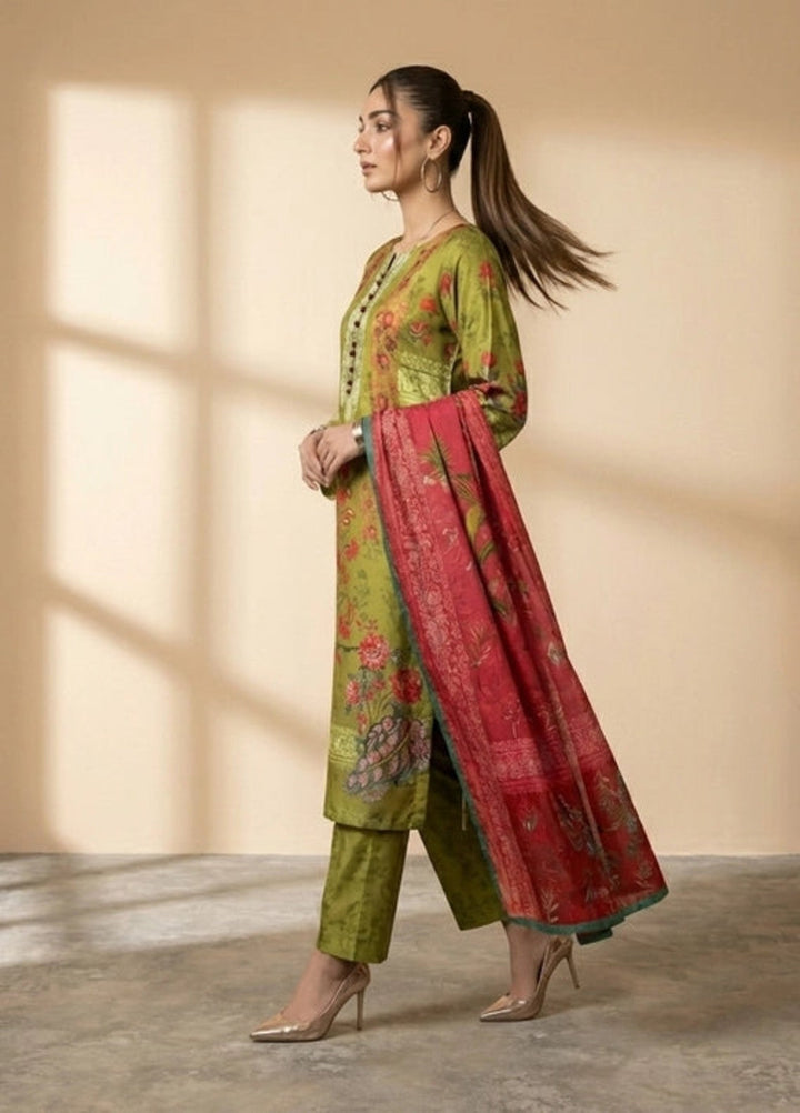 Salitex Women RTW Printed Shamooz 3 Piece Suit SPL3PEF534 Casual Collection