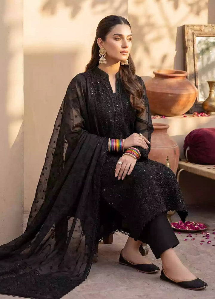 Salitex Women RTW Embroidered Organza 3 Piece Suit SPL3PELP106 Casual Collection