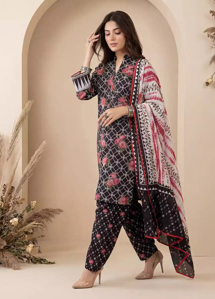 Salitex Women RTW Printed Cotton 3 Piece Suit WP7L3PEC334 Casual Collection