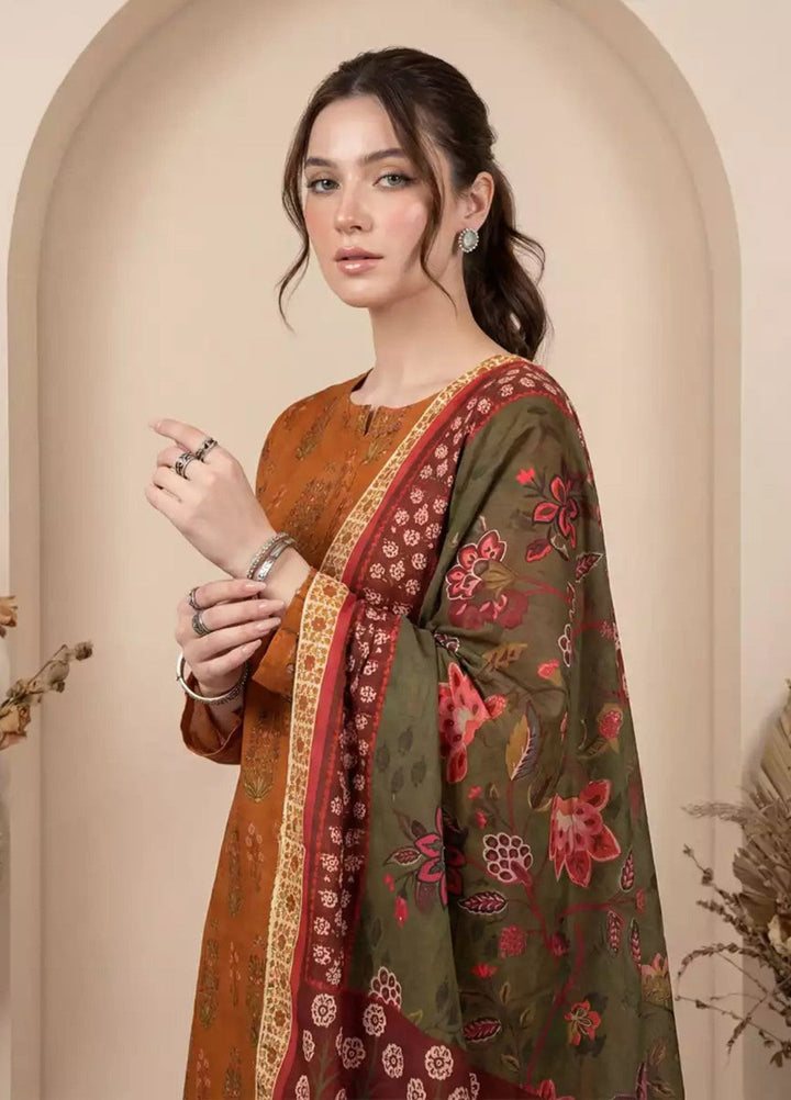 Salitex Women RTW Printed Cotton 3 Piece Suit WP7L3PEC335 Casual Collection