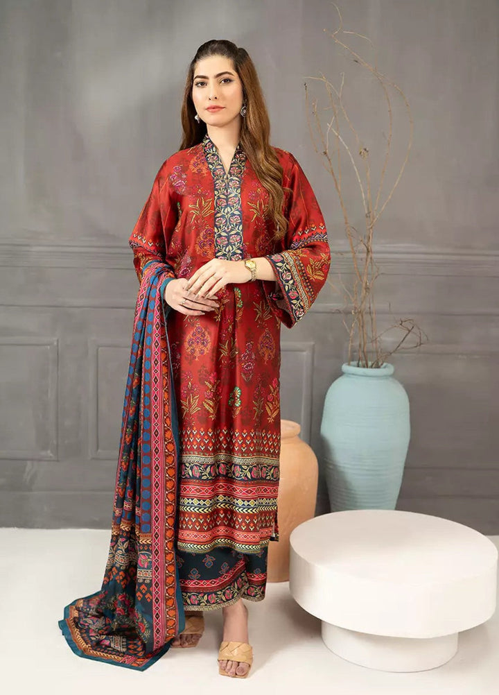 Salitex Women RTW Printed Shamooz 3 Piece Suit WP7L4PEF345 Casual Collection