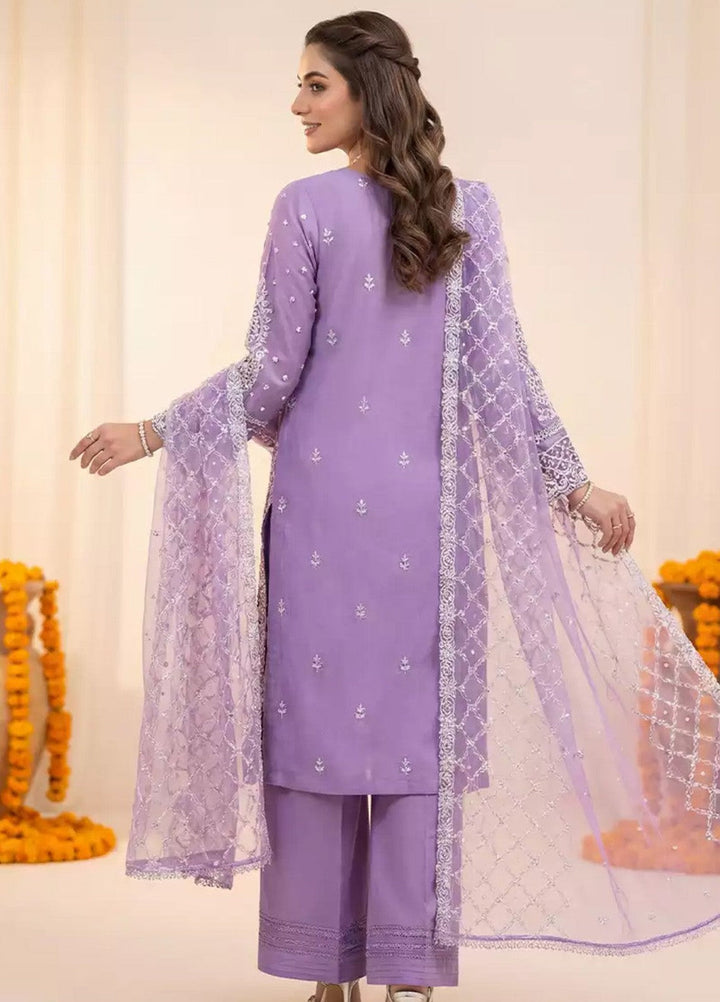 Salitex Women RTW Embroidered Cotton Net 3 Piece Suit SPL3PEF067 Casual Collection