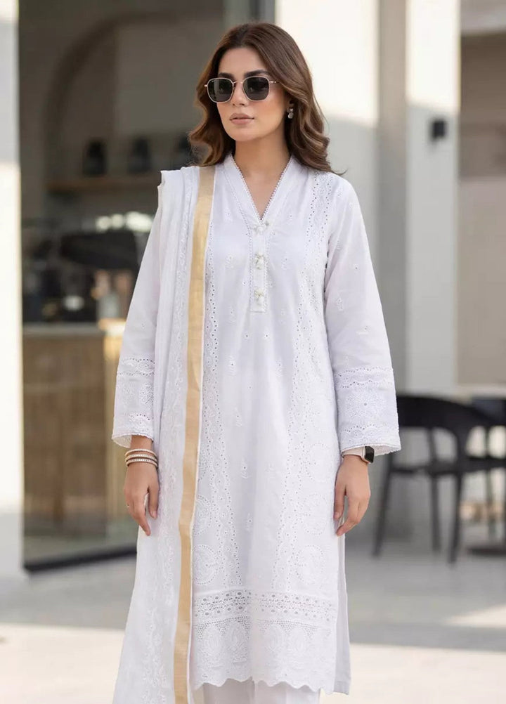 Salitex Women RTW Embroidered Cambric 3 Piece Suit PML3PBC293 Casual Collection