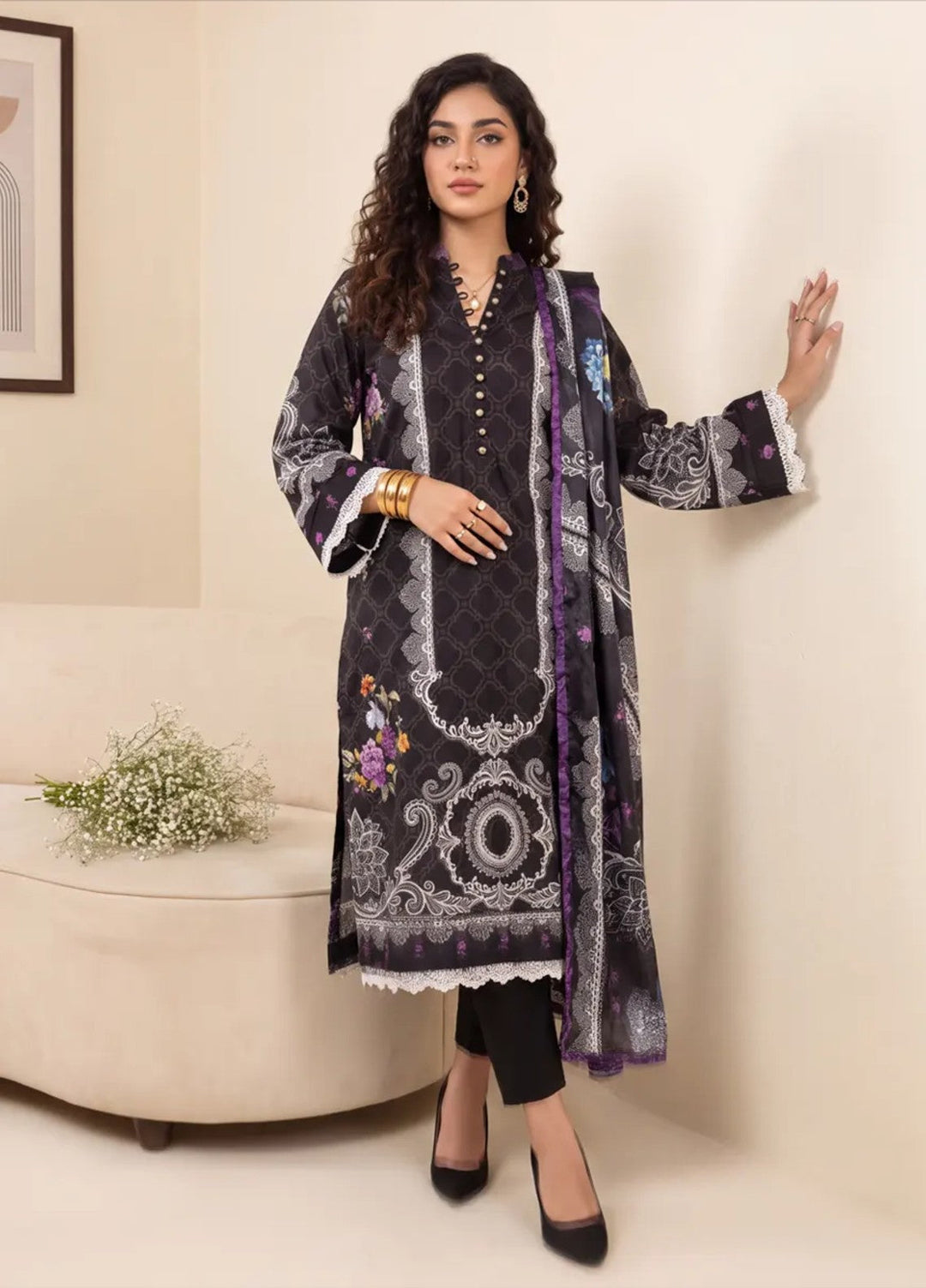 Salitex Women RTW Printed Lawn 2 Piece Suit SPL2PEC089-A Casual Collection