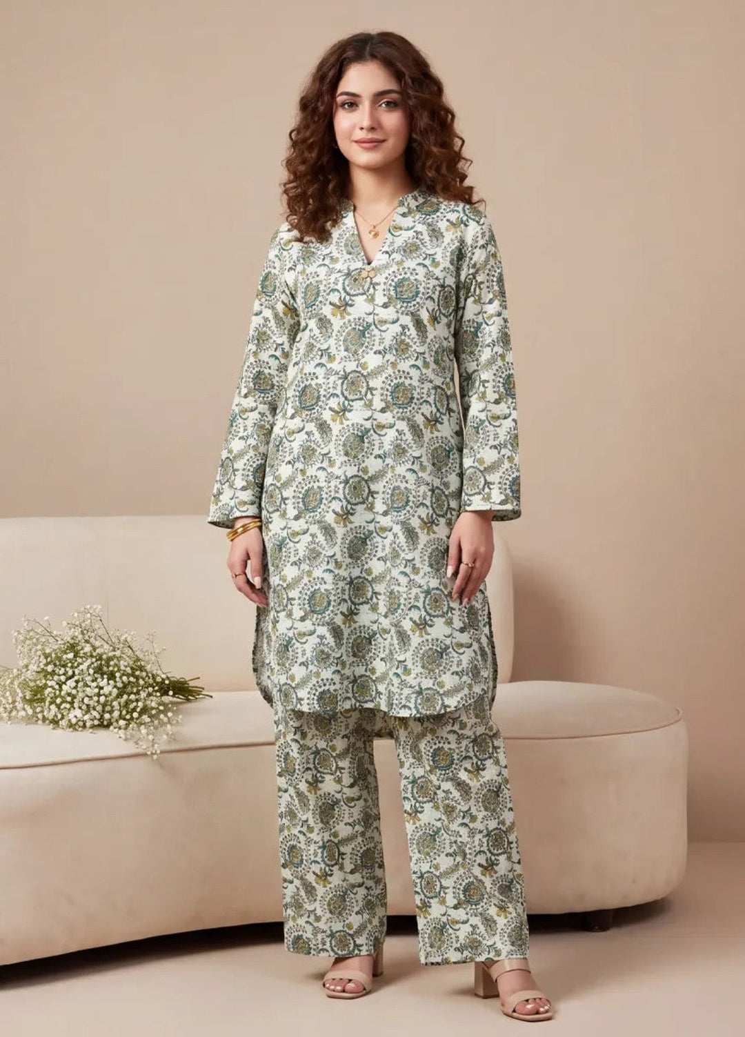 Salitex Women RTW Printed Georgette 2 Piece Suit SS26L2PBCO579-A Casual Collection