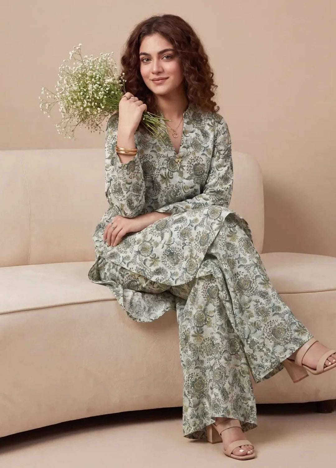 Salitex Women RTW Printed Georgette 2 Piece Suit SS26L2PBCO579-A Casual Collection