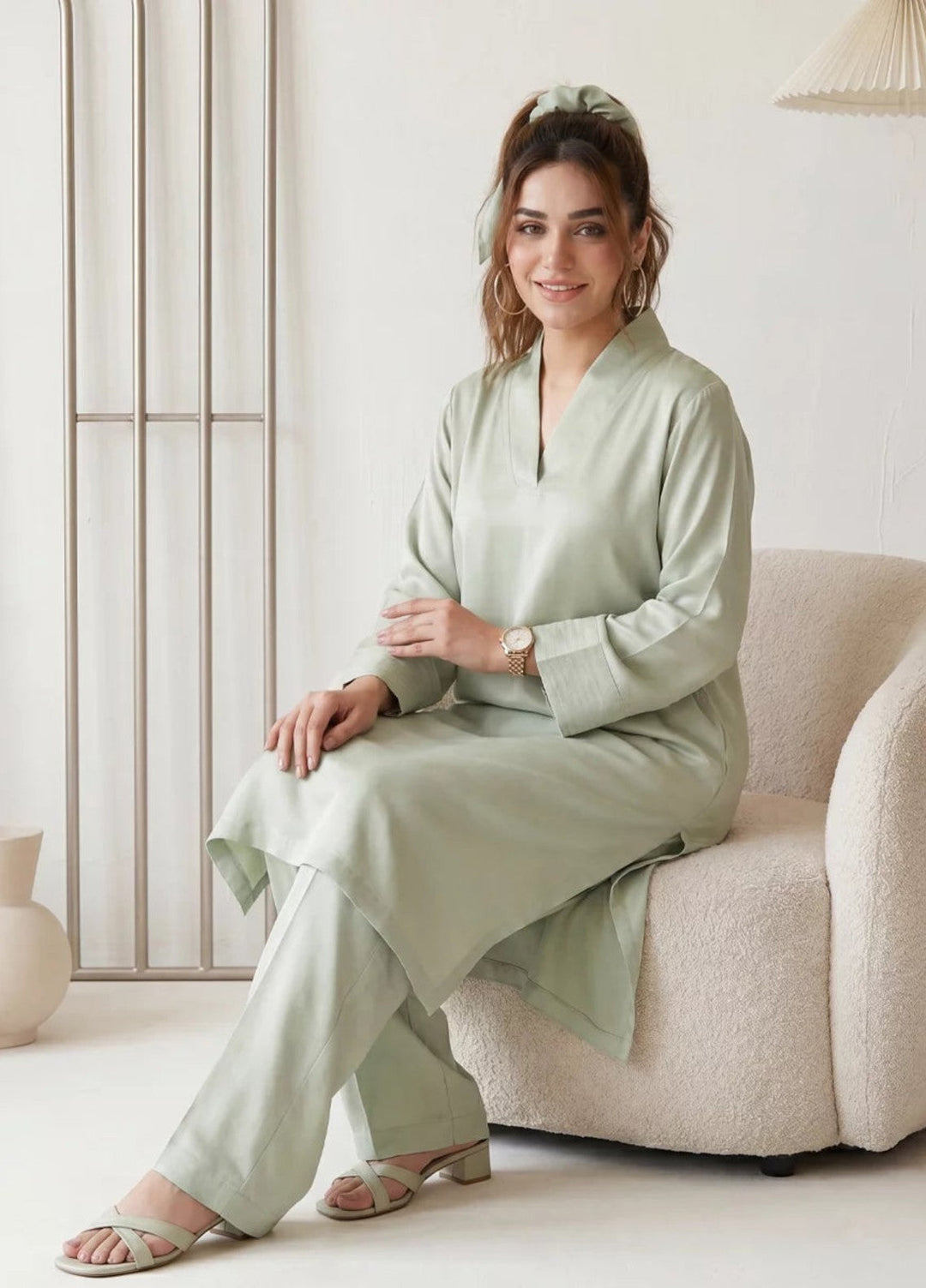 Salitex Women RTW Solids Crepe 2 Piece Suit SS26PBC712 Casual Collection