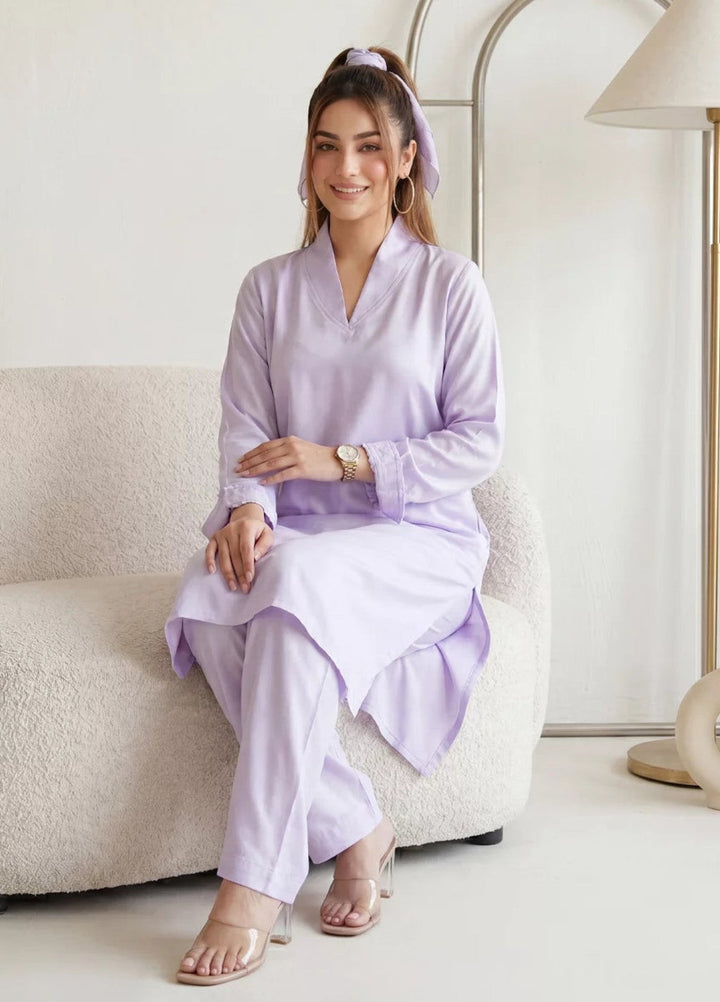 Salitex Women RTW Solids Crepe 2 Piece Suit SS26PBC712-B Casual Collection