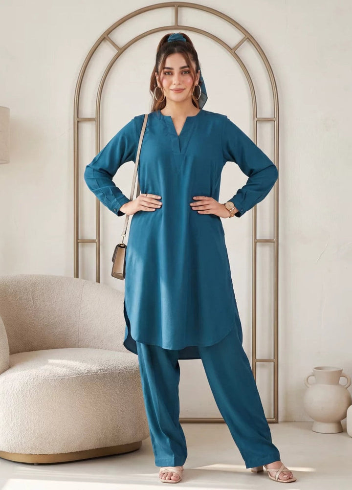 Salitex Women RTW Solids Crepe 2 Piece Suit SS26PBC713-A Casual Collection
