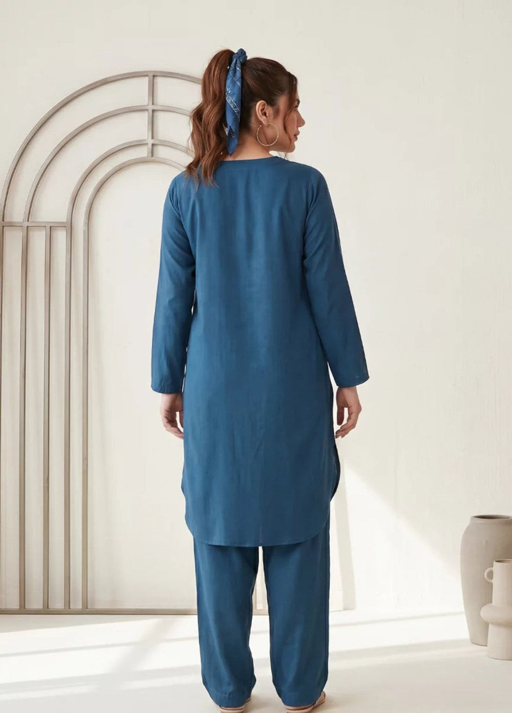 Salitex Women RTW Solids Crepe 2 Piece Suit SS26PBC713-A Casual Collection