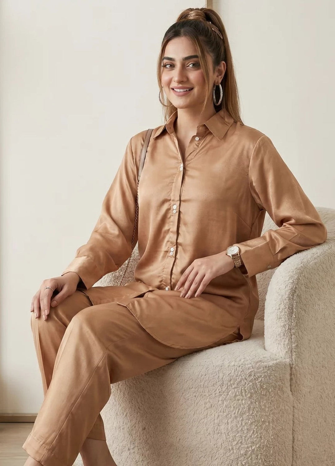 Salitex Women RTW Solids Crepe 2 Piece Suit SS26PBC711-A Casual Collection