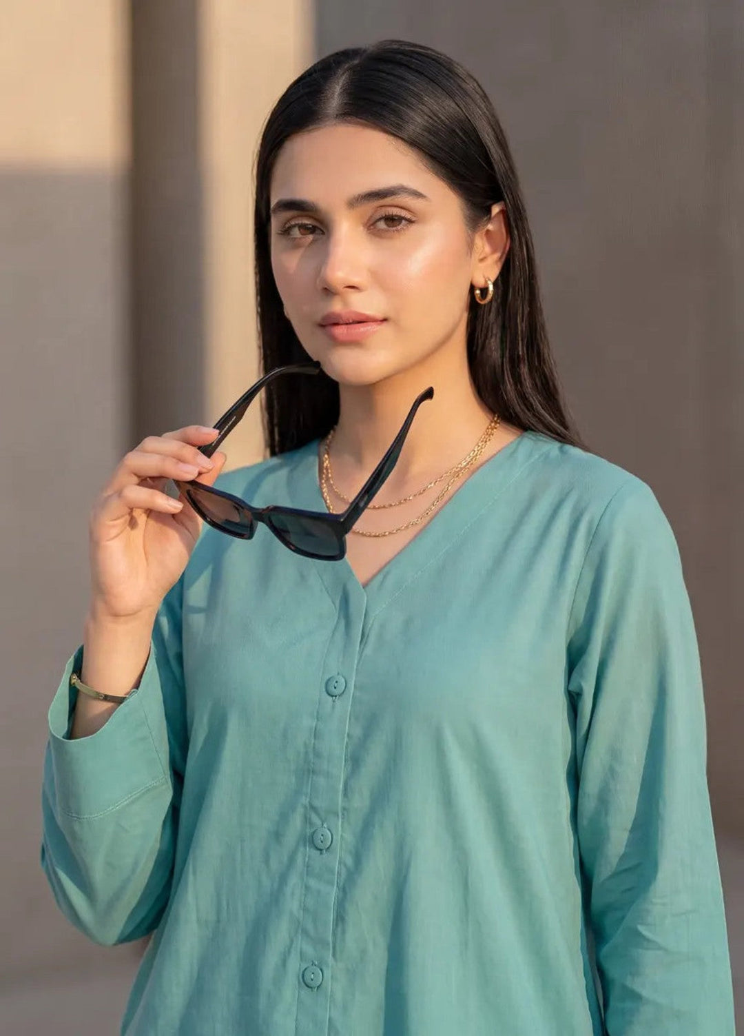 Salitex Women RTW Solids Lawn 2 Piece Suit SS26L2PBCO561 Casual Collection