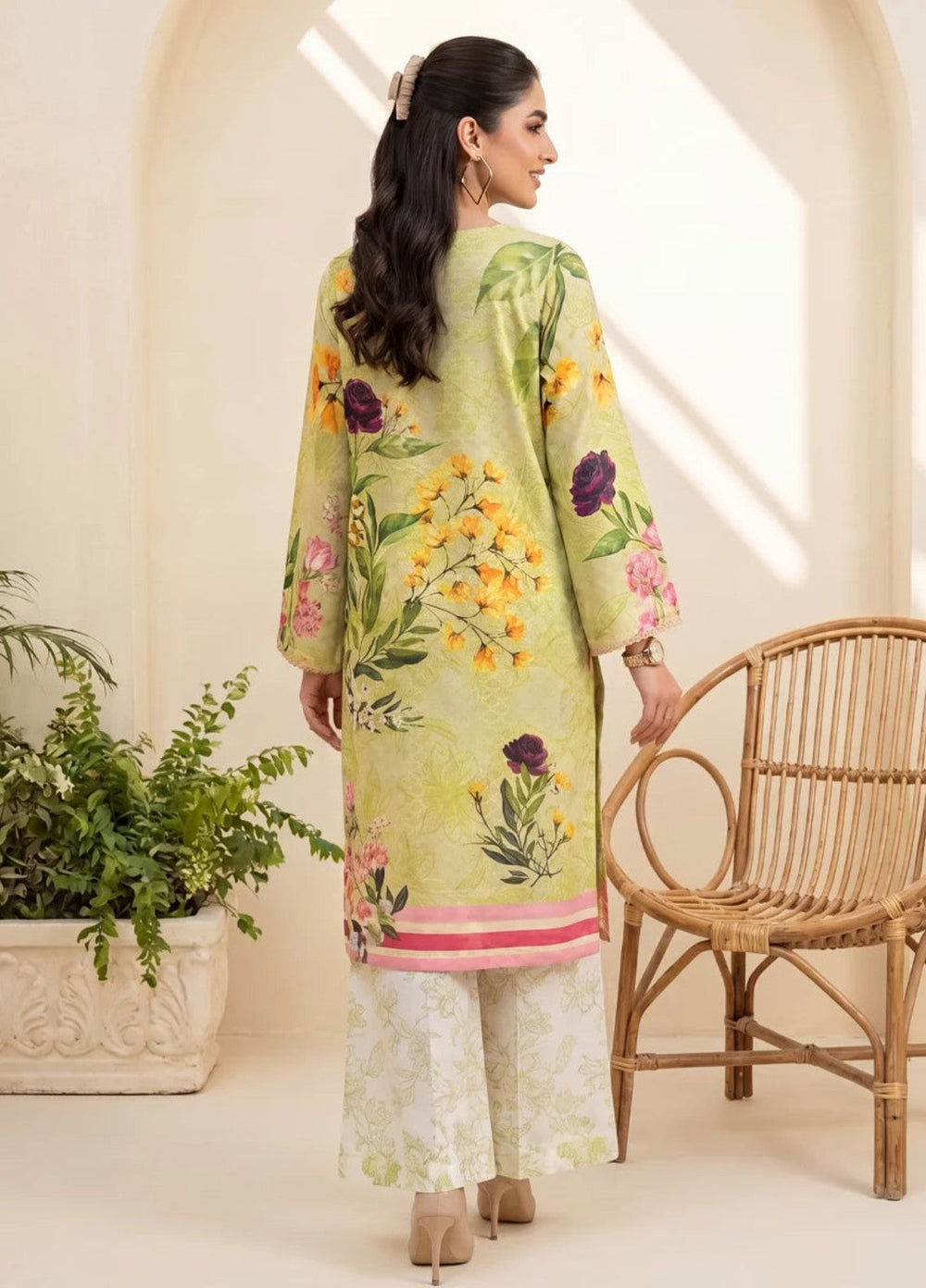 Salitex Women RTW Printed Jacquard 2 Piece Suit SS26L2PBE517 Casual Collection