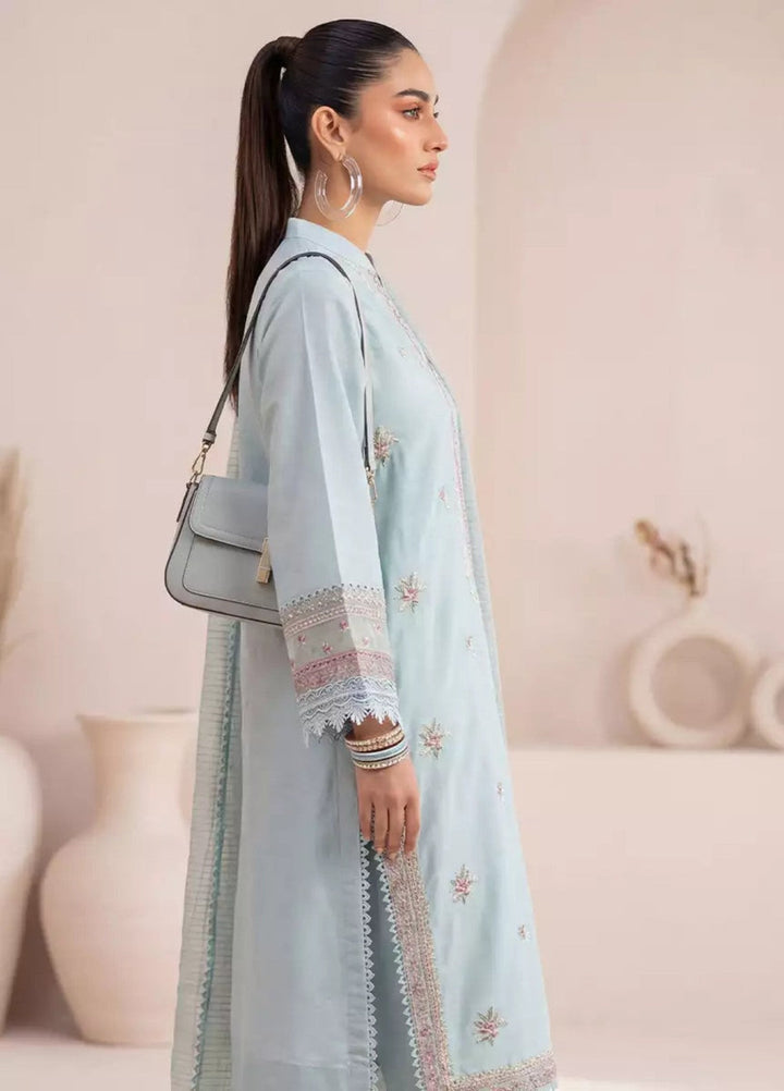 Salitex Women RTW Embroidered Slub 3 Piece Suit EUAL3PELP178 Casual Collection