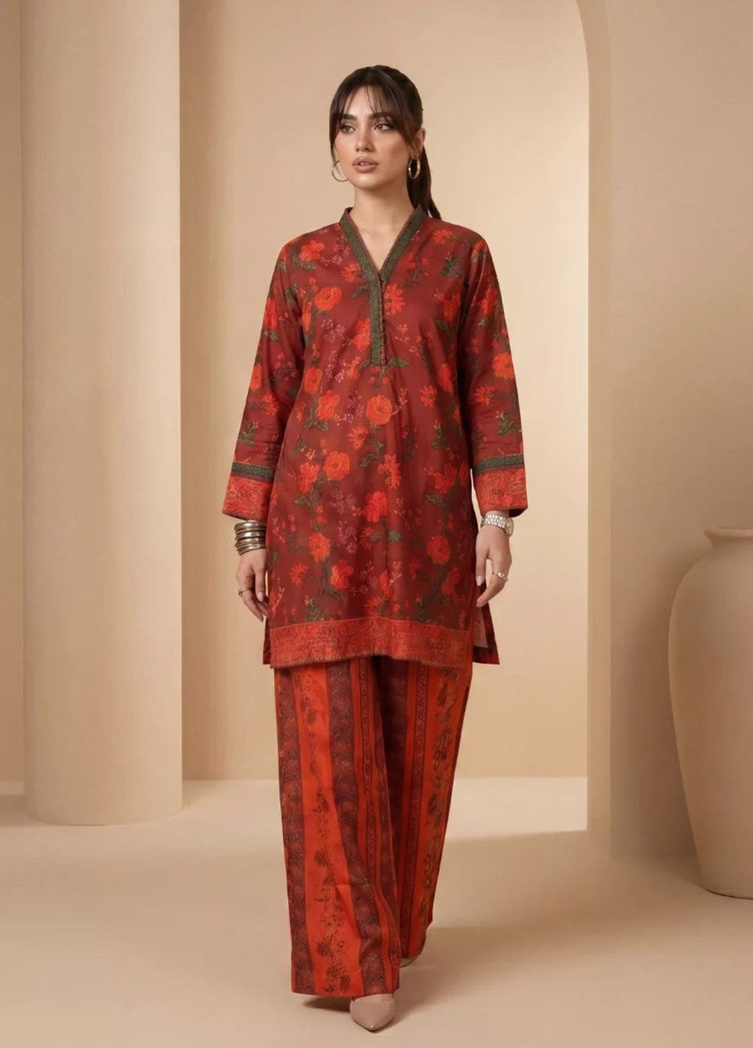 Salitex Women RTW Printed Lawn 2 Piece Suit WP7L2PBE305 Casual Collection