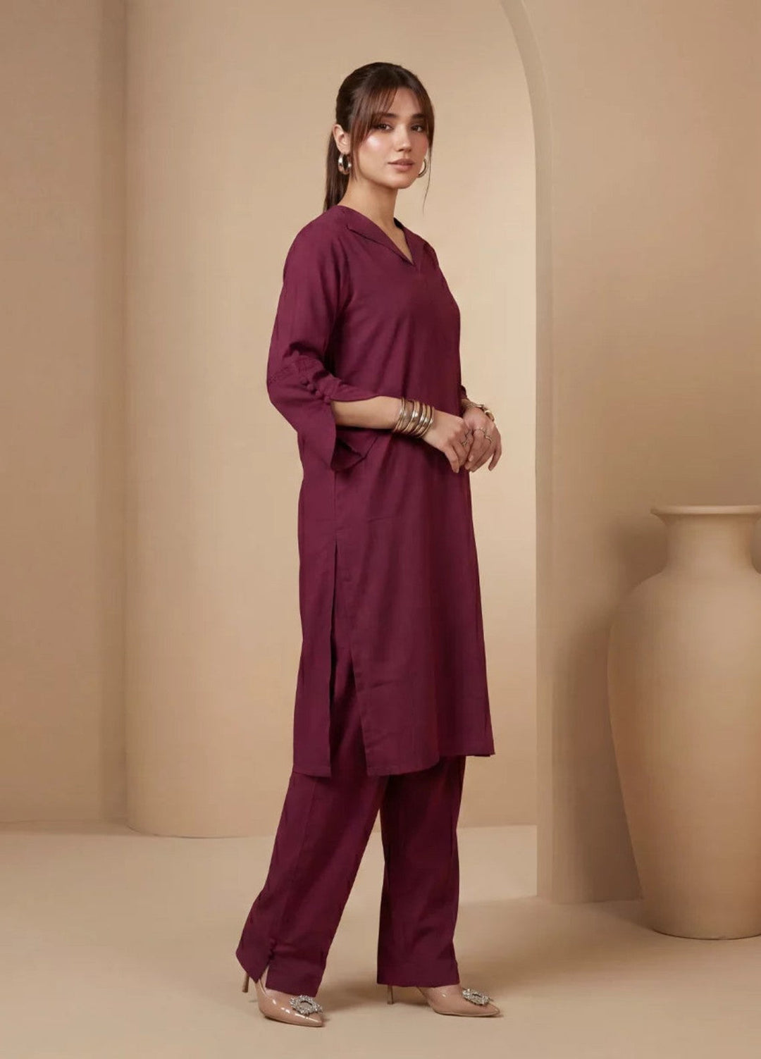 Salitex Women RTW Solids Georgette 2 Piece Suit SS26L2PBCO907 Casual Collection