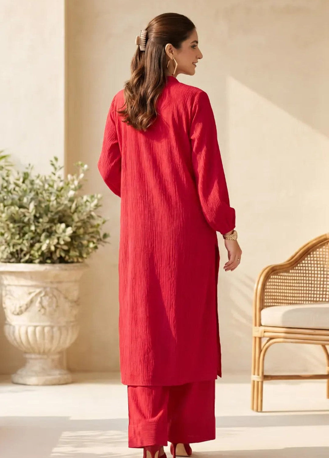 Salitex Women RTW Solids Georgette 2 Piece Suit SS26L2PBCO555 Casual Collection