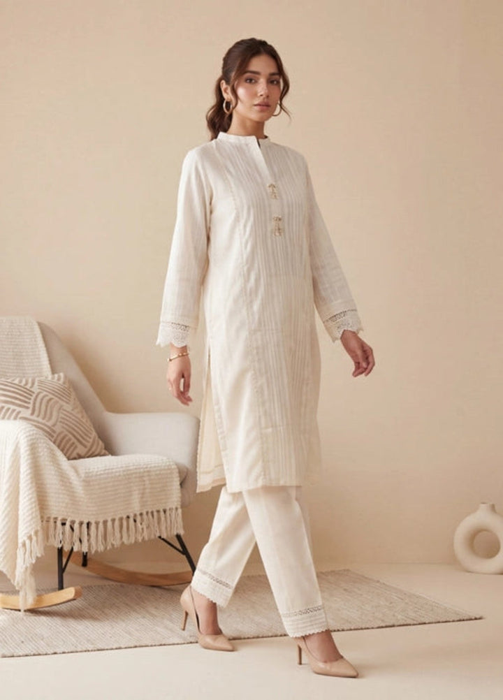 Salitex Women RTW Solids Jacquard 2 Piece Suit SS26L2PBC906 Casual Collection