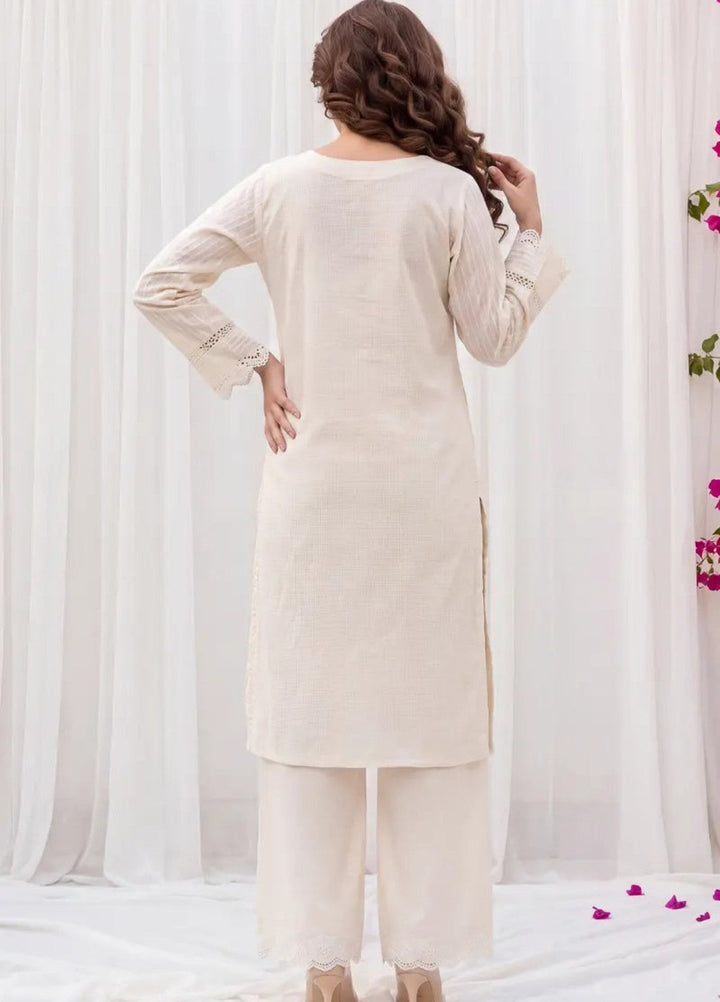 Salitex Women RTW Solids Jacquard 2 Piece Suit SS26L2PBC905 Casual Collection