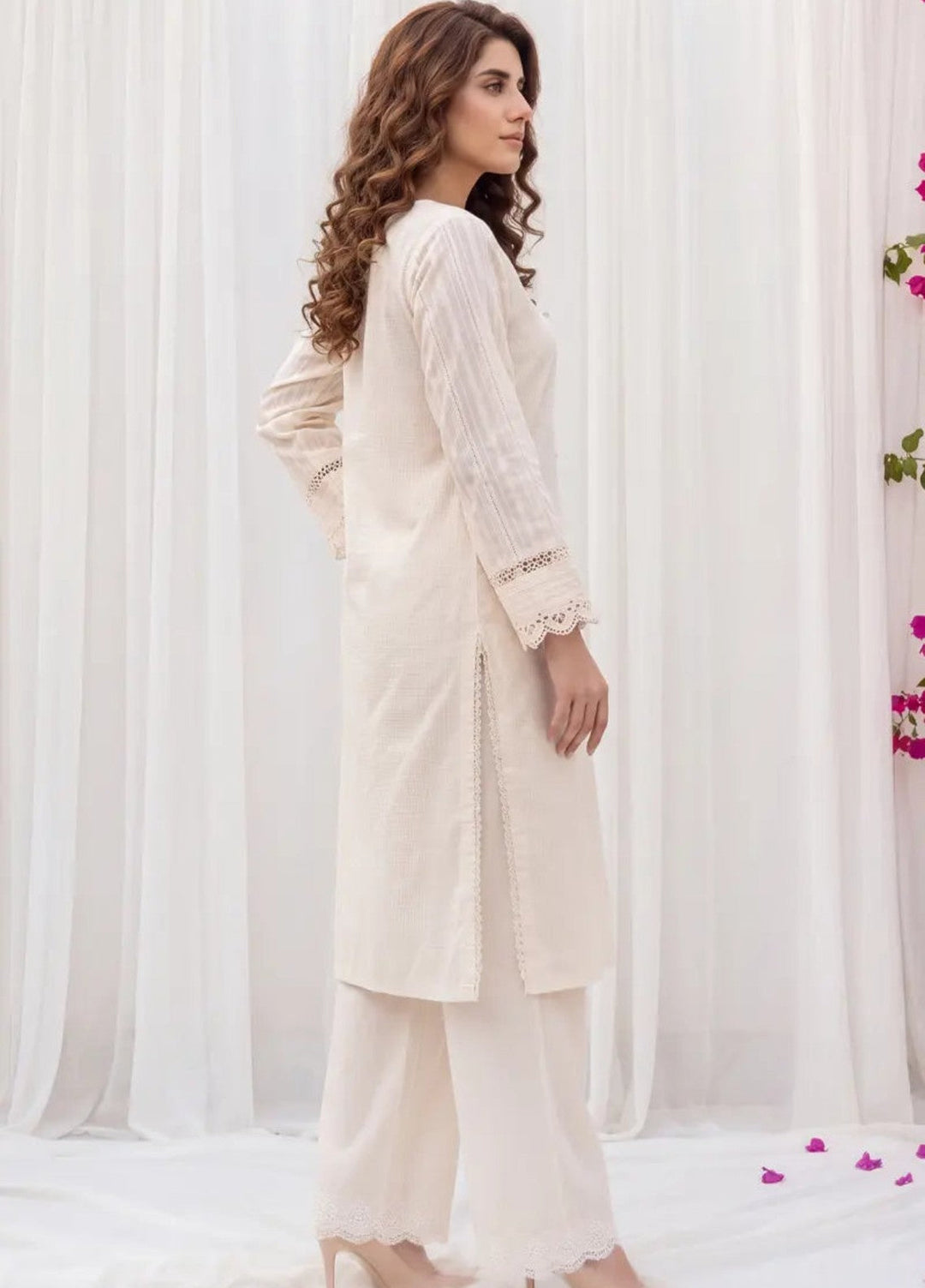 Salitex Women RTW Solids Jacquard 2 Piece Suit SS26L2PBC905 Casual Collection