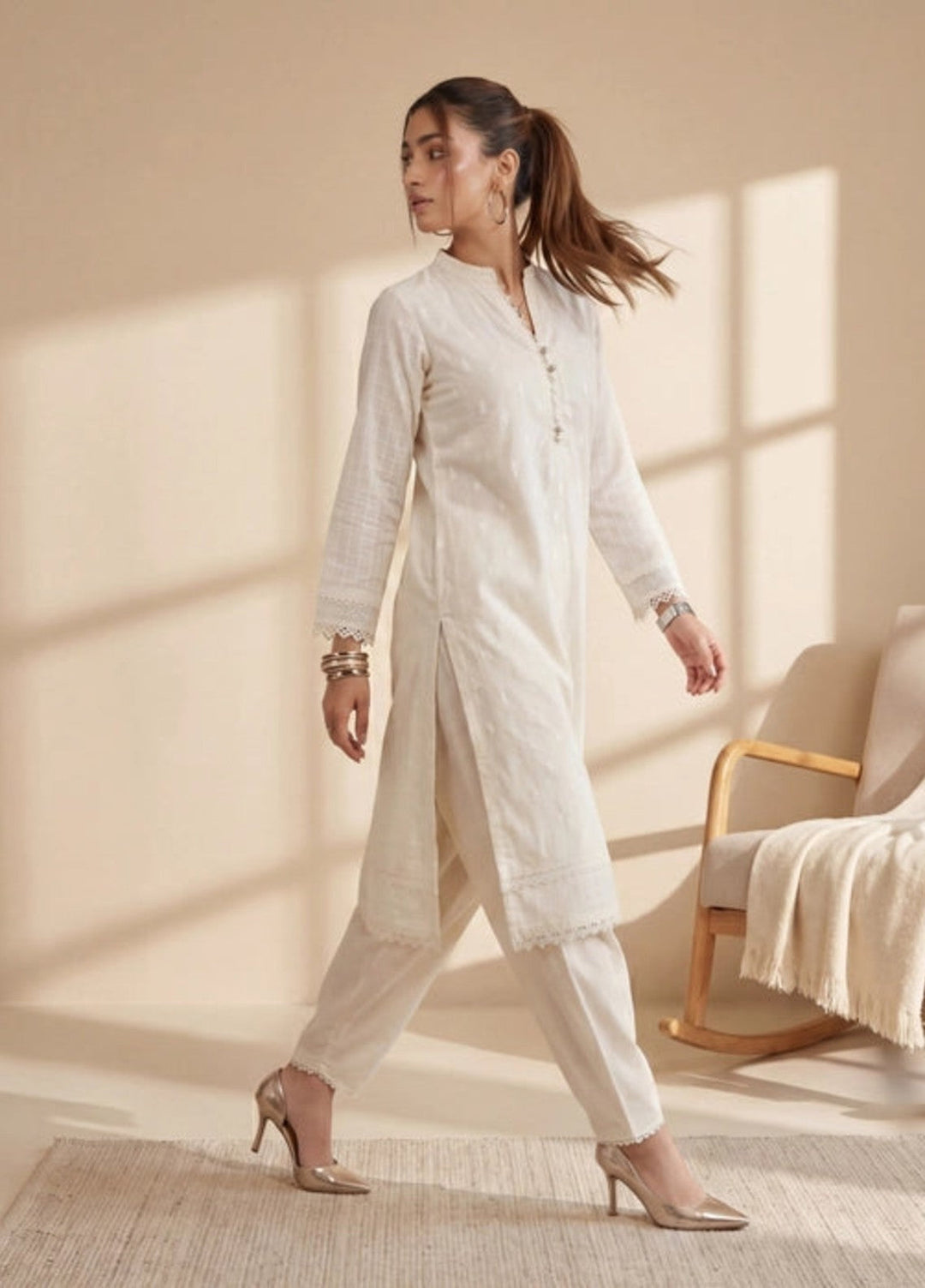 Salitex Women RTW Solids Jacquard 2 Piece Suit SS26L2PBC903 Casual Collection