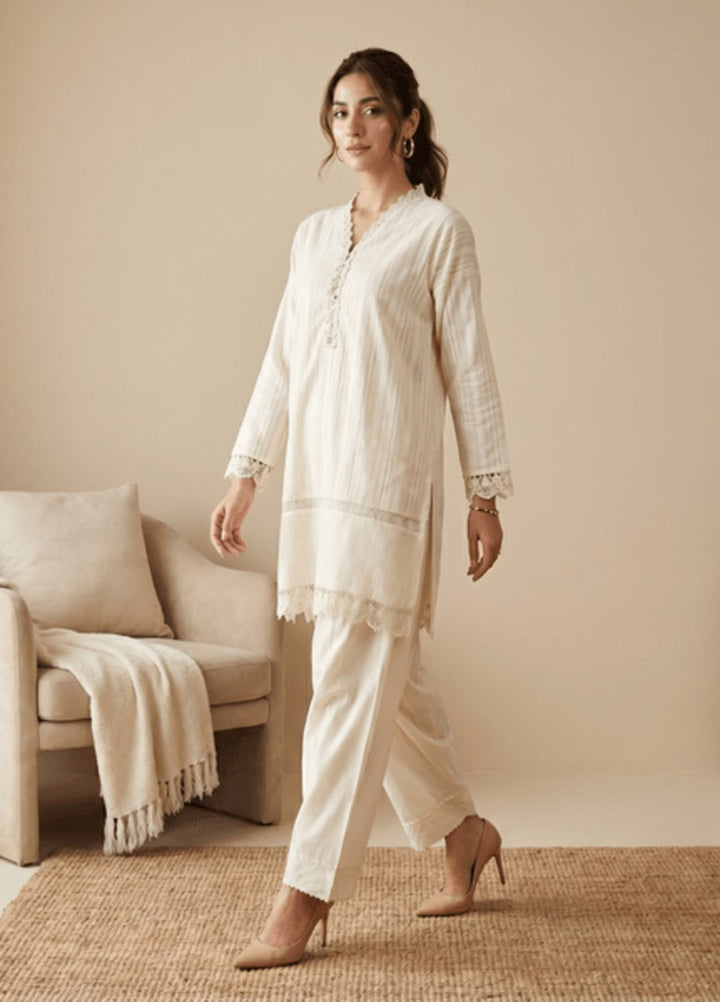 Salitex Women RTW Solids Jacquard 2 Piece Suit SS26L2PBC904 Casual Collection