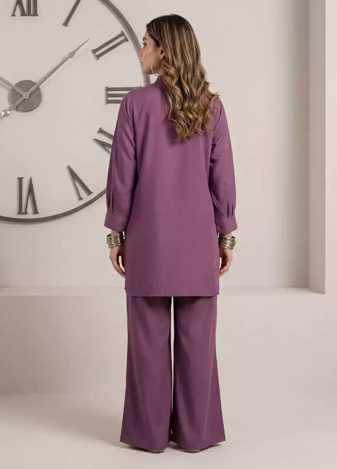 Salitex Women RTW Solids Dobby 2 Piece Suit SS26L2PBCO559 Casual Collection