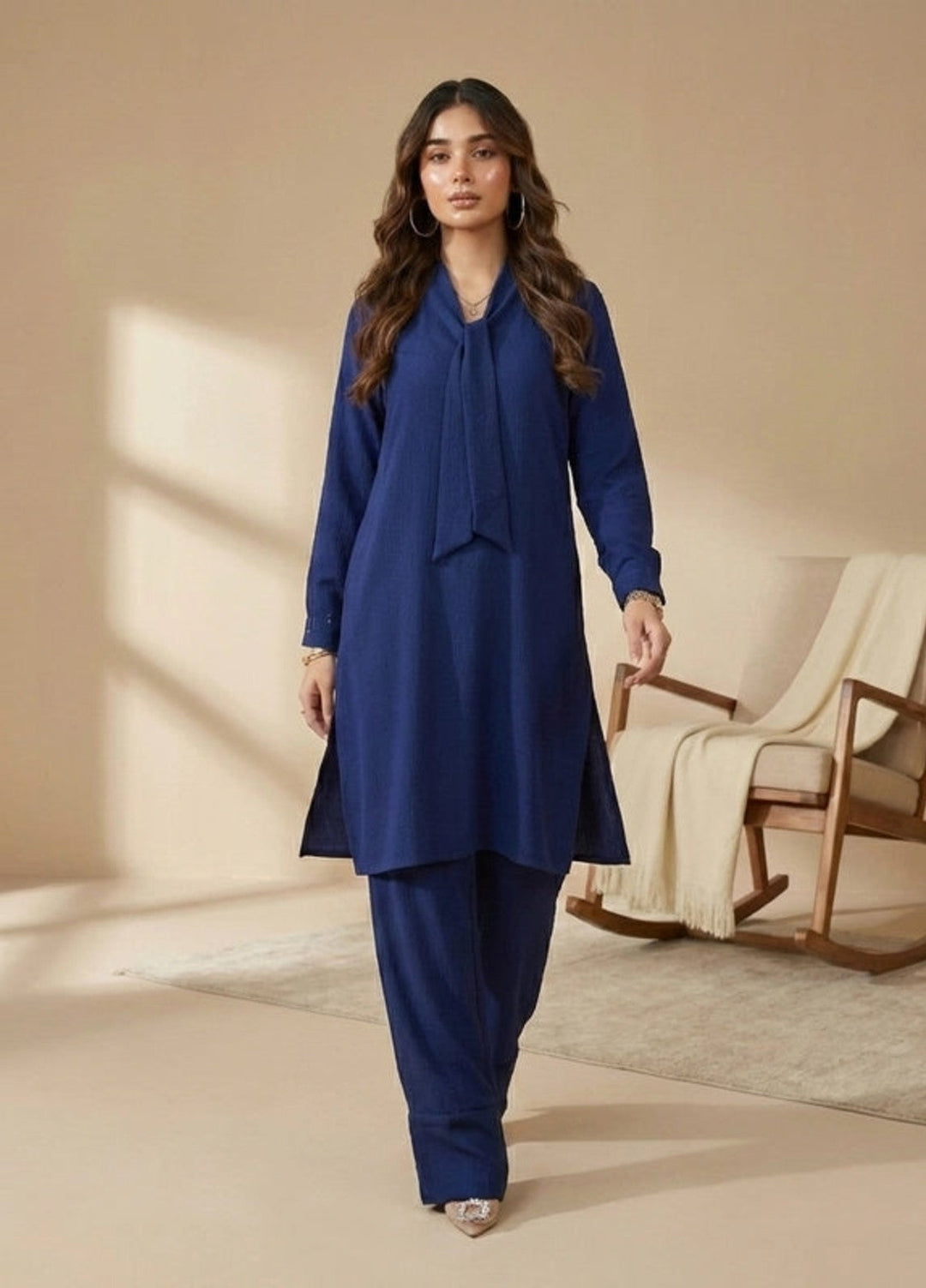 Salitex Women RTW Solids Georgette 2 Piece Suit SS26L2PBCO563 Casual Collection