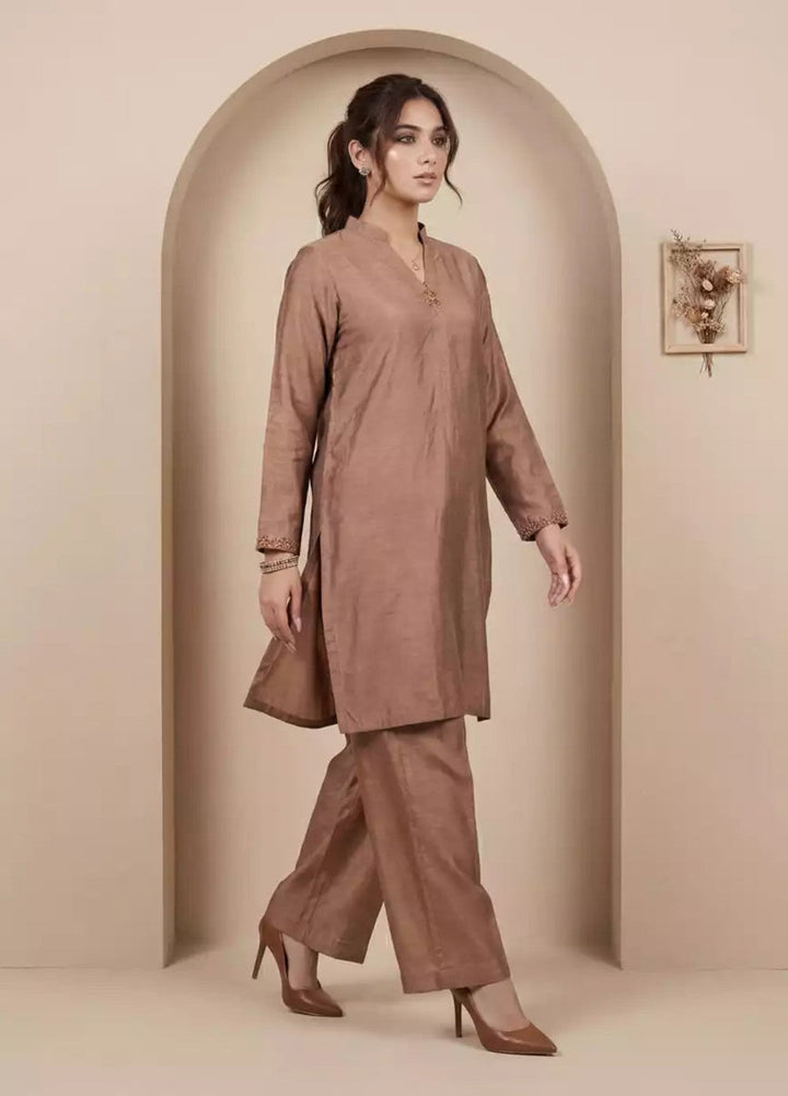 Salitex Women RTW Solids Dyed Yarn 2 Piece Suit WP7L1PBE556 Casual Collection