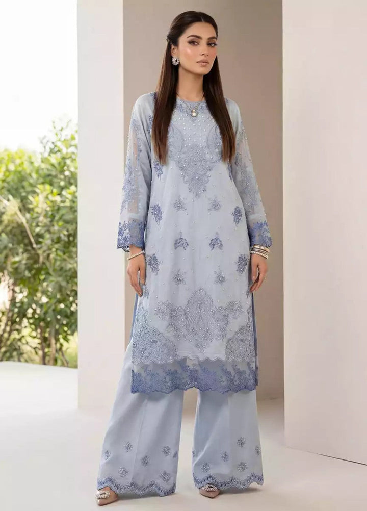 Salitex Women RTW Embroidered Raw Silk 2 Piece Suit EUAL2PELP213 Casual Collection