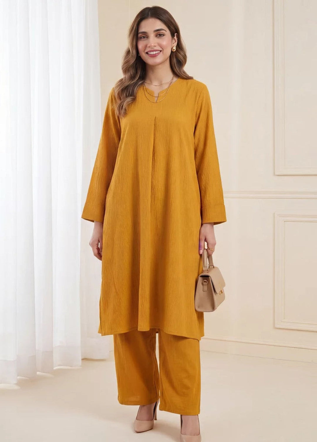Salitex Women RTW Solids Georgette 2 Piece Suit SS26L2PBCO552 Casual Collection
