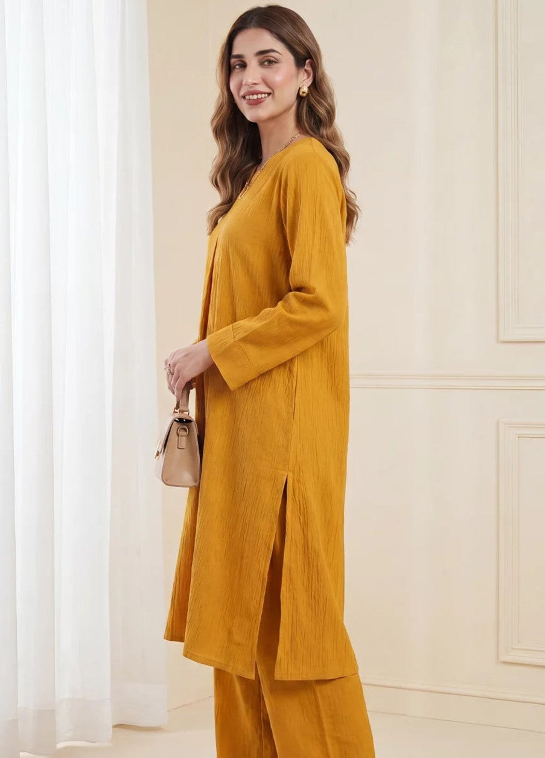 Salitex Women RTW Solids Georgette 2 Piece Suit SS26L2PBCO552 Casual Collection