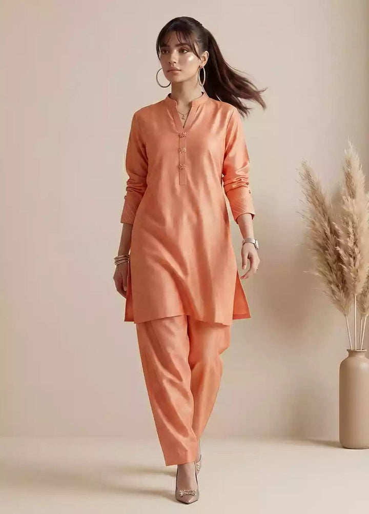 Salitex Women RTW Solids Dyed Yarn 2 Piece Suit WP7L1PBE557 Casual Collection