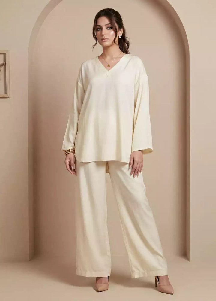 Salitex Women RTW Solids Dobby 2 Piece Suit SS26L2PBCO566 Casual Collection
