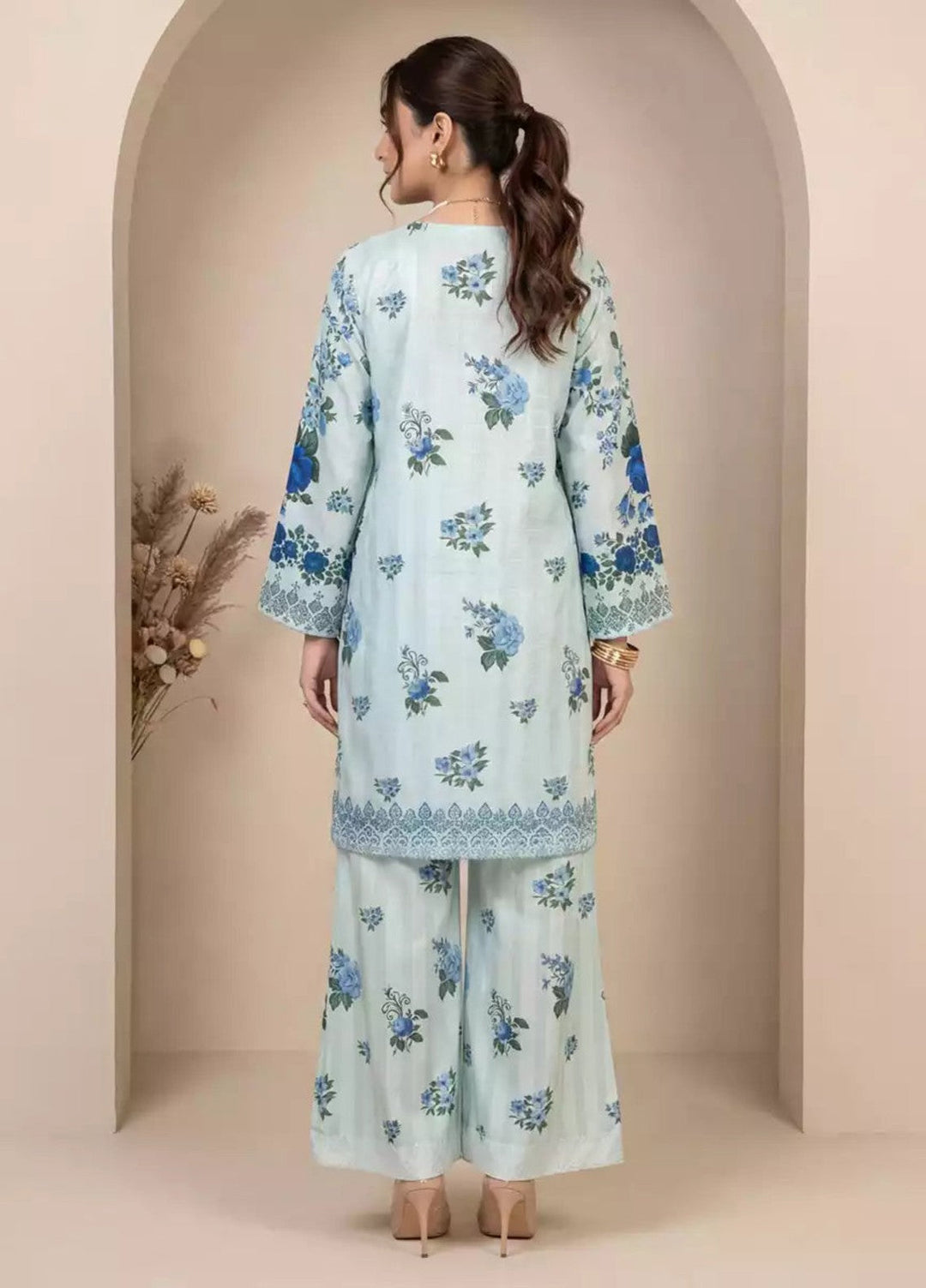 Salitex Women RTW Printed Dobby 2 Piece Suit SS26L2PBE511 Casual Collection
