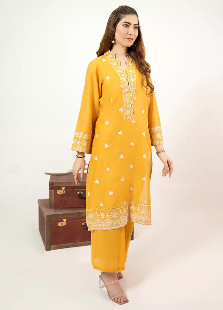 Salitex Women RTW Embroidered Cross Hatch 2 Piece Suit WP7L2PEE414 Casual Collection