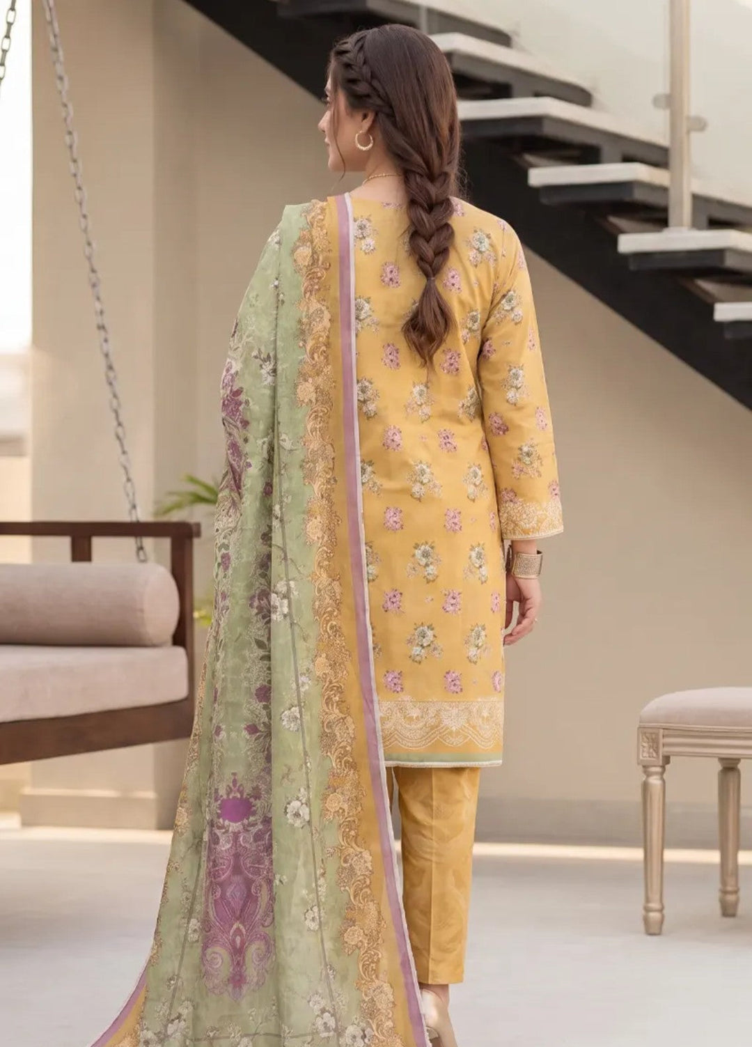 Salitex Unstitched Printed Lawn 3 Piece Suit SUNS8IN1152 Casual Collection