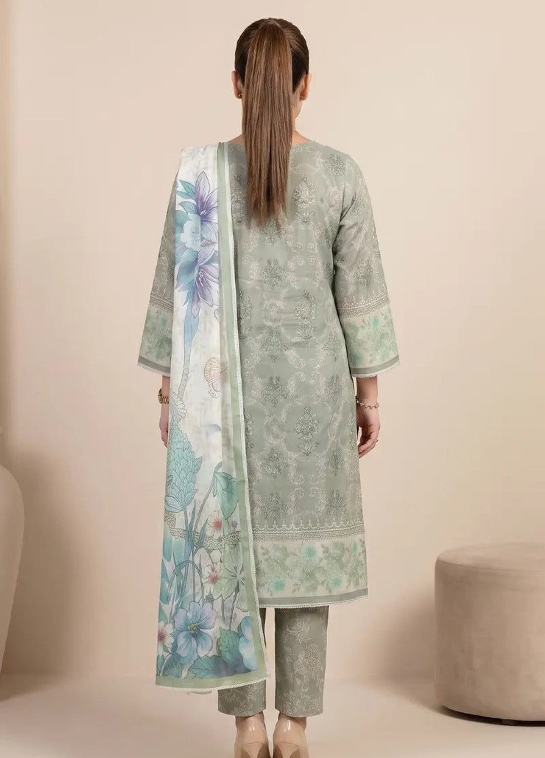 Salitex Unstitched Printed Lawn 3 Piece Suit SUNS8IN1162 Casual Collection