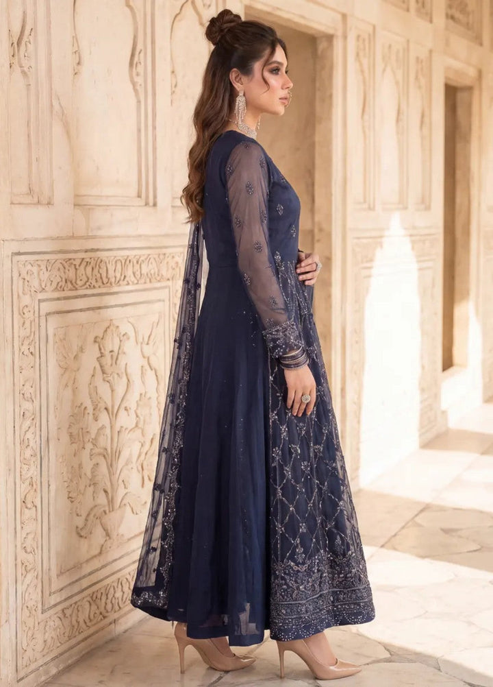 Salitex Women Unstitched Embroidered Net 3 Piece Suit SUNS8JI521 Festive Collection