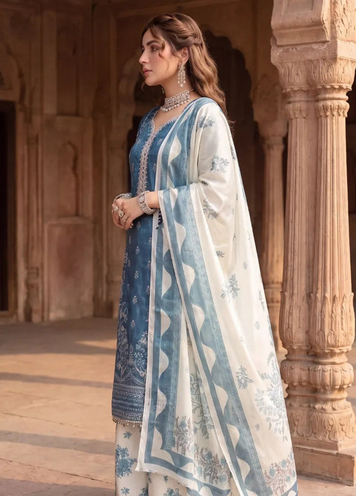 Salitex Women Unstitched Embroidered Organza 3 Piece Suit SUNS8JI509 Festive Collection