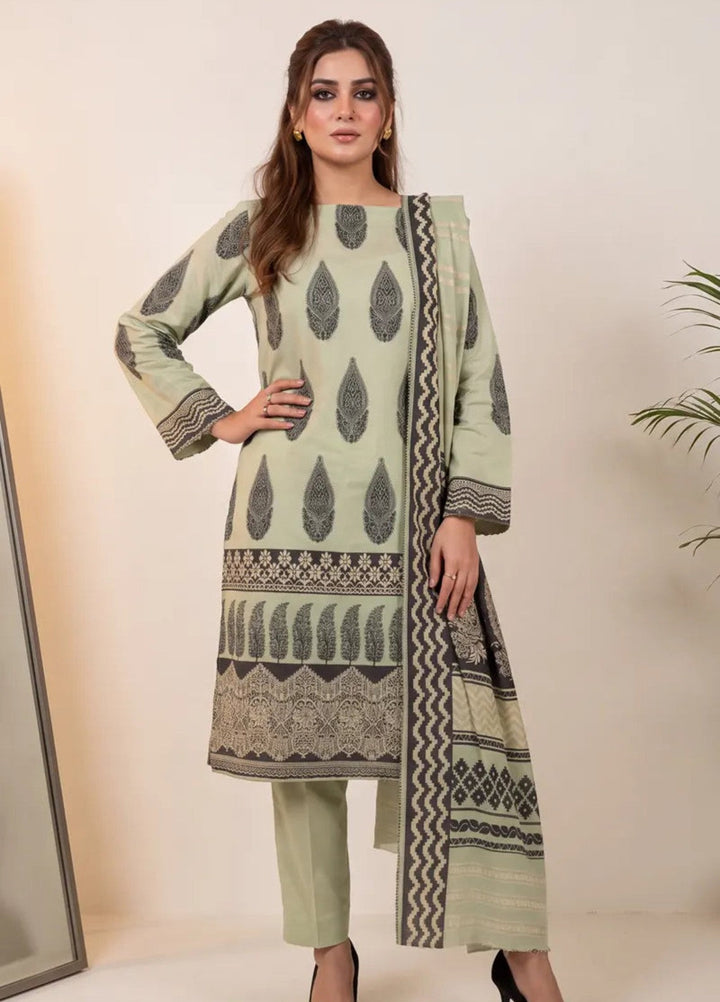 Salitex Unstitched Printed Jacquard 3 Piece Suit WP7L3PBC513 Casual Collection