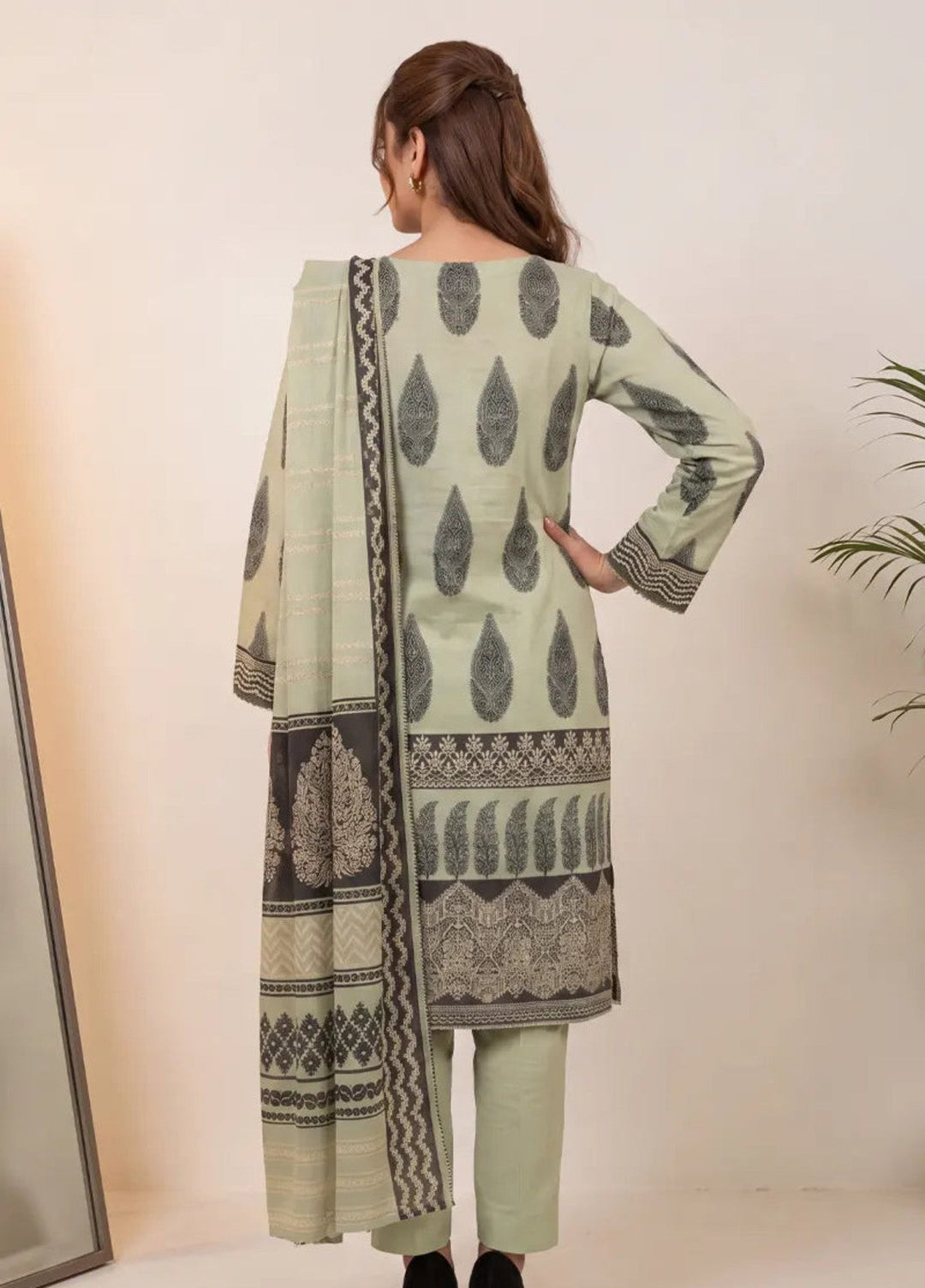Salitex Unstitched Printed Jacquard 3 Piece Suit WP7L3PBC513 Casual Collection